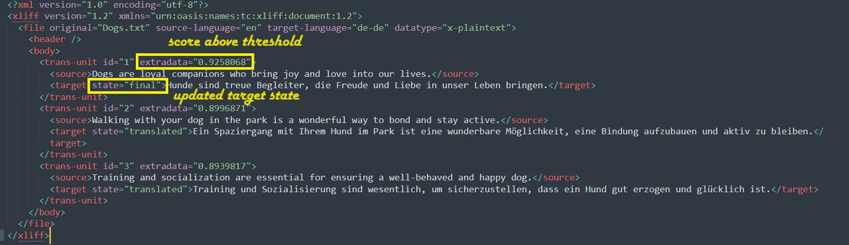 Updated Target State